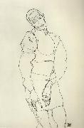 Egon Schiele Standing Male Figure oil painting